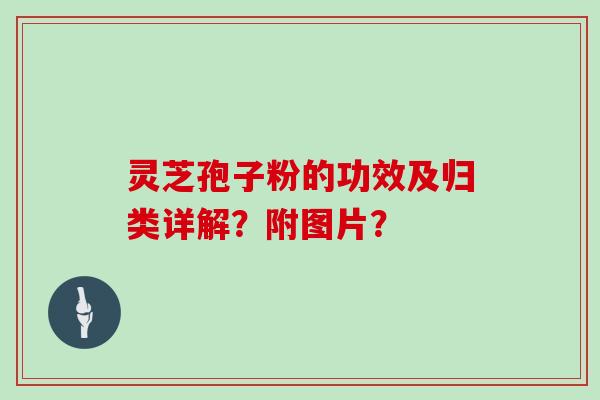 灵芝孢子粉的功效及归类详解？附图片？