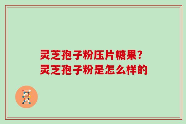 灵芝孢子粉压片糖果？灵芝孢子粉是怎么样的