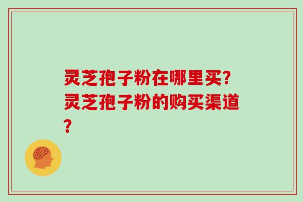 灵芝孢子粉在哪里买?灵芝孢子粉的购买渠道?-第1张图片-灵芝大师 灵芝孢子粉在哪里买?灵芝孢子粉的购买渠道?-第1张图片-灵芝大师