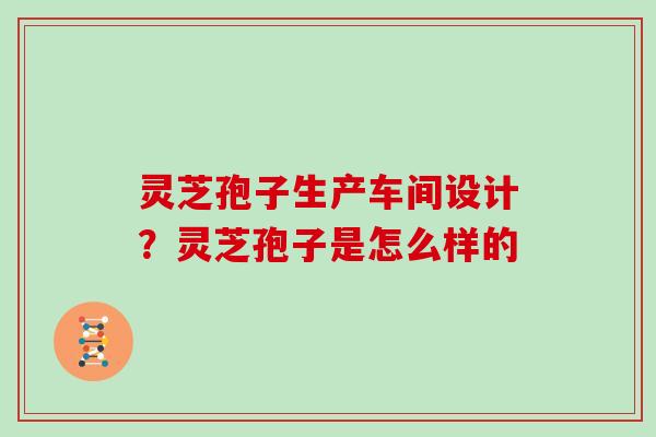 灵芝孢子生产车间设计？灵芝孢子是怎么样的
