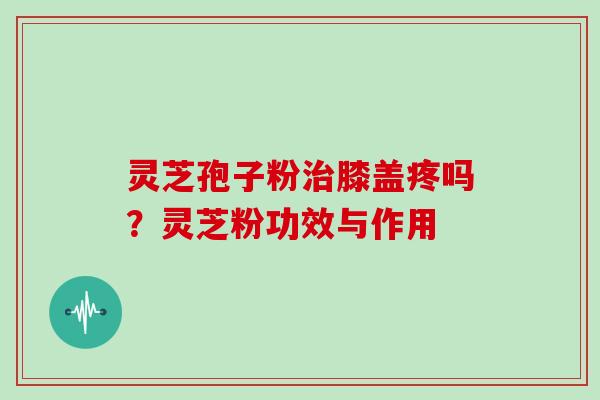 灵芝孢子粉治膝盖疼吗？灵芝粉功效与作用