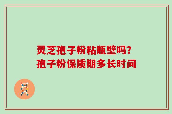 灵芝孢子粉粘瓶壁吗？孢子粉保质期多长时间
