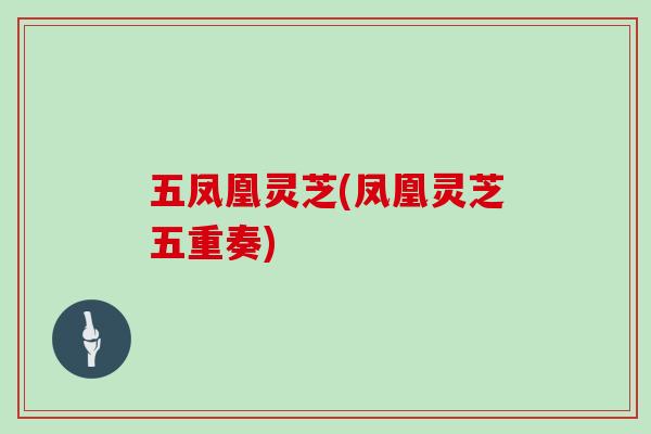 五凤凰灵芝(凤凰灵芝五重奏)