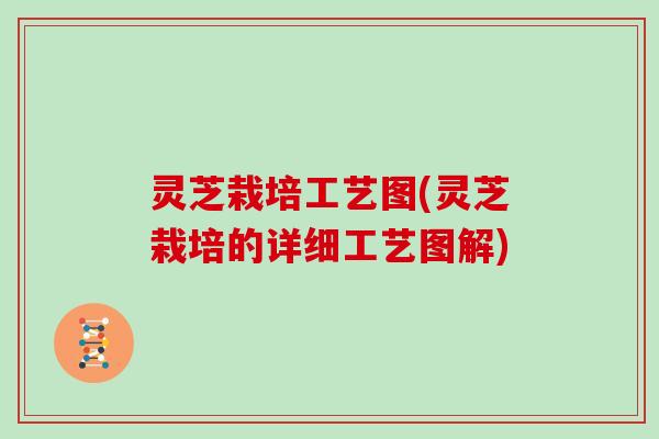 灵芝栽培工艺图(灵芝栽培的详细工艺图解)
