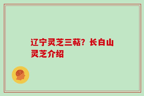 辽宁灵芝三萜？长白山灵芝介绍