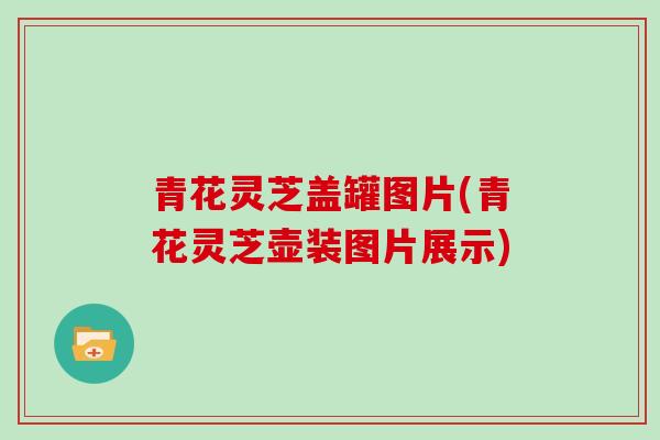 青花灵芝盖罐图片(青花灵芝壶装图片展示)