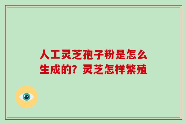 人工灵芝孢子粉是怎么生成的？灵芝怎样繁殖