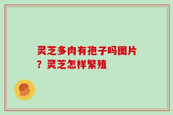 灵芝多肉有孢子吗图片？灵芝怎样繁殖