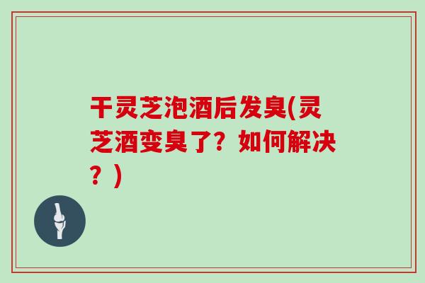 干灵芝泡酒后发臭(灵芝酒变臭了？如何解决？)
