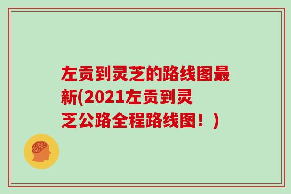 左贡到灵芝的路线图最新(2021左贡到灵芝公路全程路线图！)