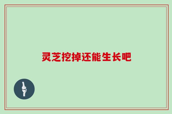 灵芝挖掉还能生长吧