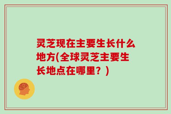 灵芝现在主要生长什么地方(全球灵芝主要生长地点在哪里？)