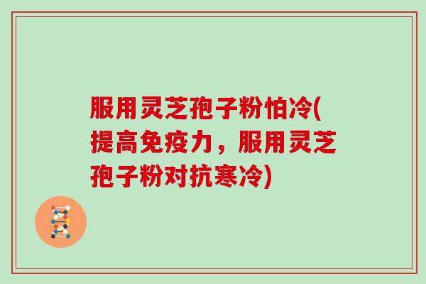 服用灵芝孢子粉怕冷(提高免疫力，服用灵芝孢子粉对抗寒冷)
