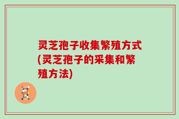 灵芝孢子收集繁殖方式(灵芝孢子的采集和繁殖方法)