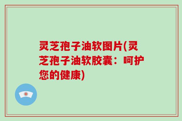 灵芝孢子油软图片(灵芝孢子油软胶囊：呵护您的健康)