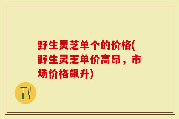 野生灵芝单个的价格(野生灵芝单价高昂，市场价格飙升)