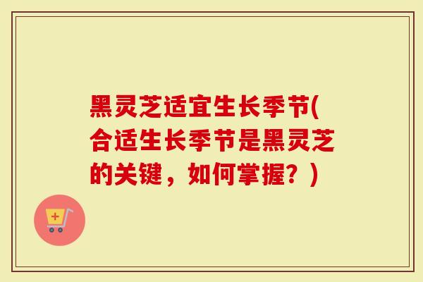 黑灵芝适宜生长季节(合适生长季节是黑灵芝的关键，如何掌握？)