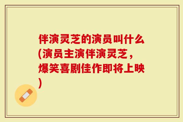 伴演灵芝的演员叫什么(演员主演伴演灵芝，爆笑喜剧佳作即将上映)