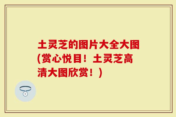 土灵芝的图片大全大图(赏心悦目！土灵芝高清大图欣赏！)