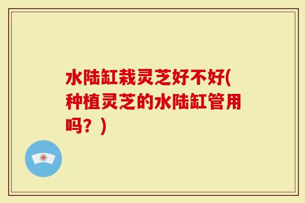 水陆缸栽灵芝好不好(种植灵芝的水陆缸管用吗？)