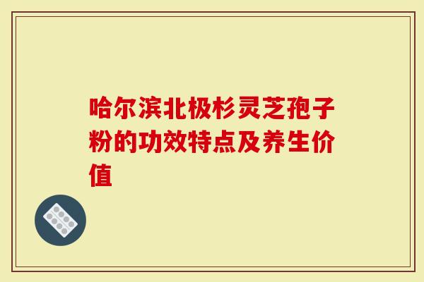 哈尔滨北极杉灵芝孢子粉的功效特点及养生价值-第1张图片-灵芝大师 哈尔滨北极杉灵芝孢子粉的功效特点及养生价值-第1张图片-灵芝大师