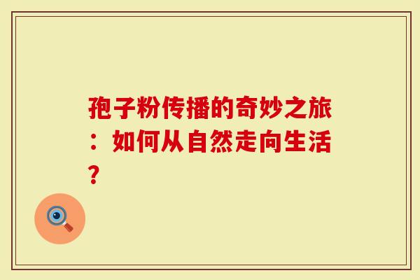 孢子粉传播的奇妙之旅:如何从自然走向生活?-第1张图片-灵芝大师 孢子粉传播的奇妙之旅:如何从自然走向生活?-第1张图片-灵芝大师
